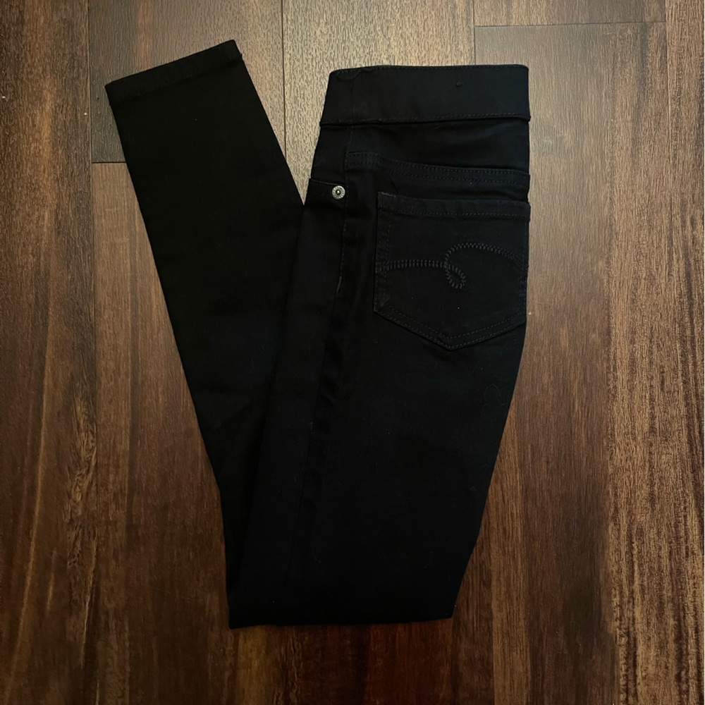 Justice Black Leggings, Size 10 Slim